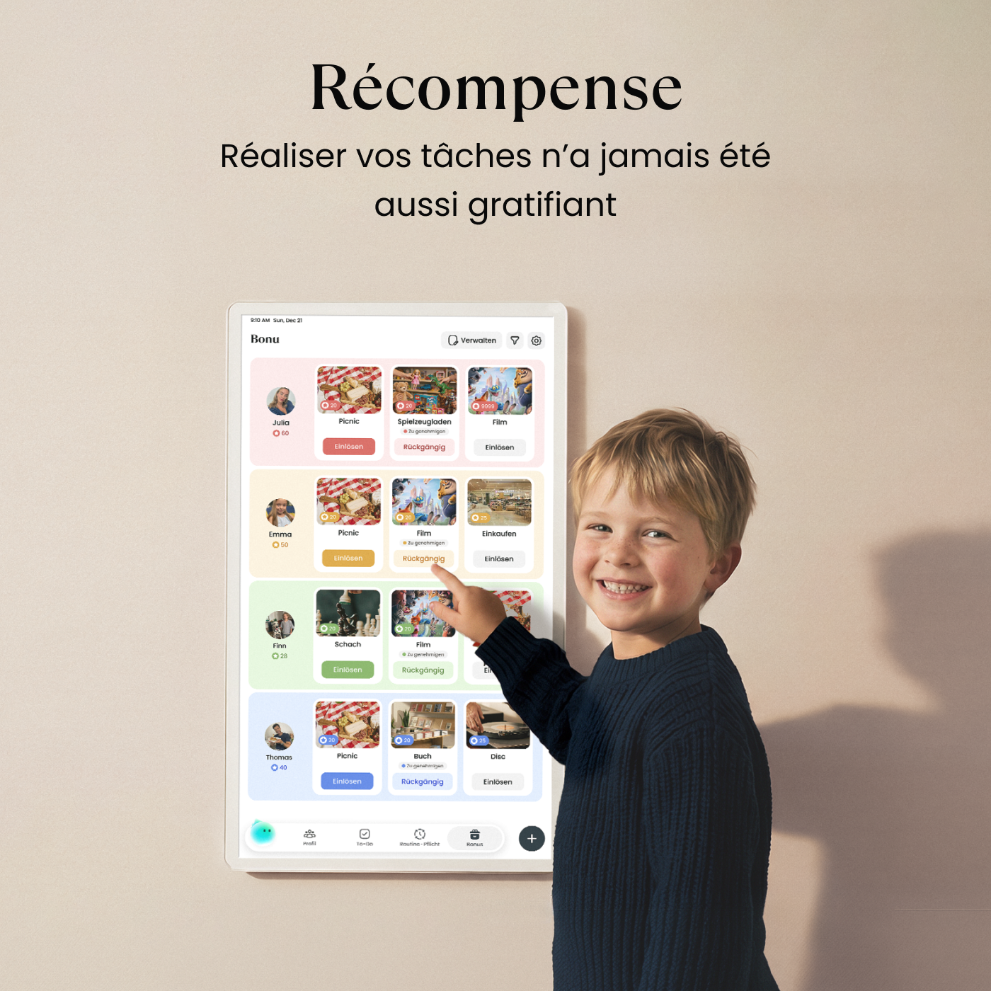 32" Cozyla Calendar+ 2